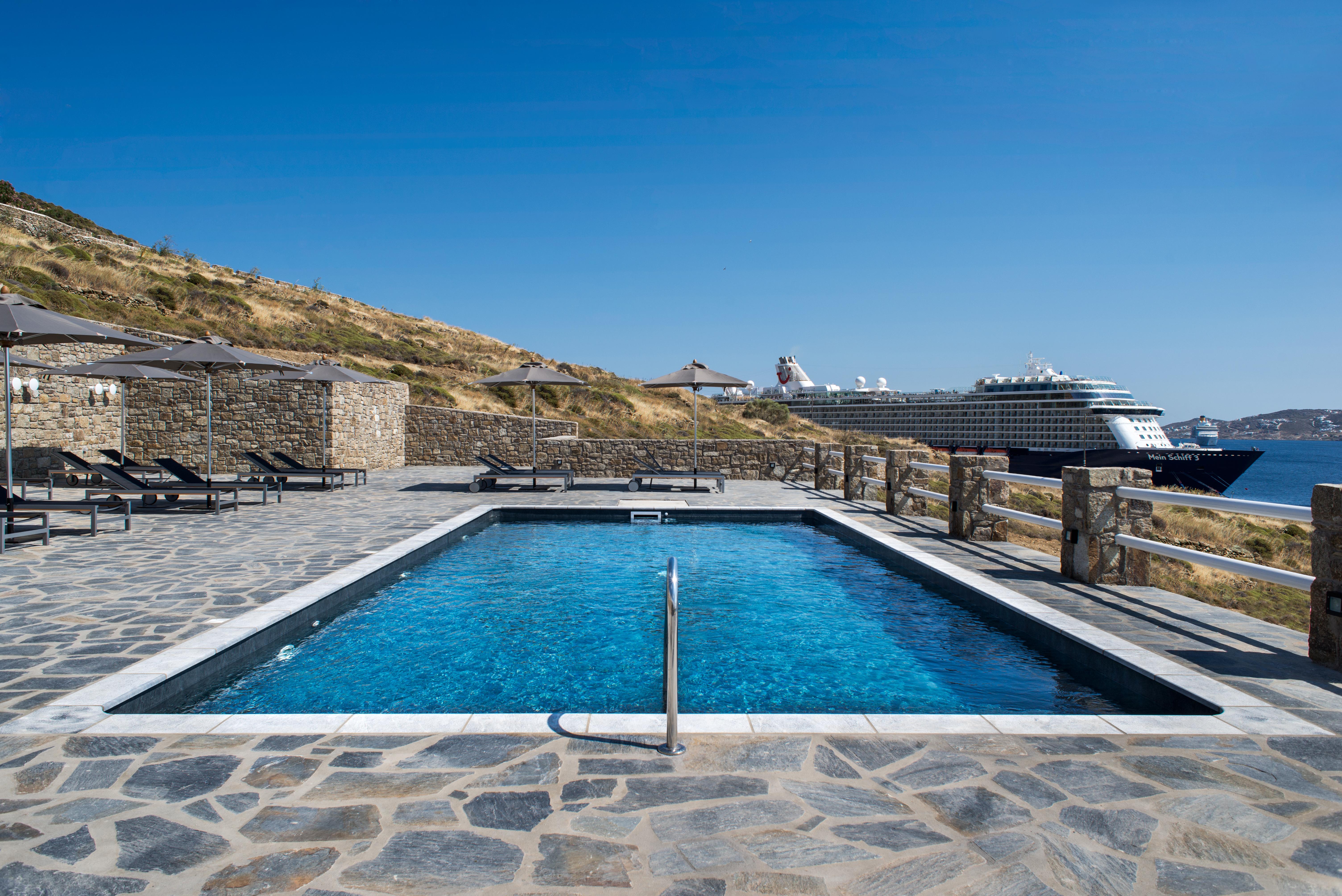Alkistis Beach Hotel - Adults Only Агиос Стефанос Екстериор снимка